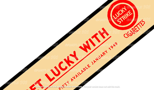  Buy LUCKY STRIKE Bar Runner: