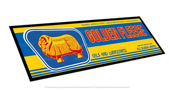  Buy GOLDEN FLEECE Aussie Beer Spill Mat: Save Your Bar, Chill Your Drinks (890mm x 240mm)