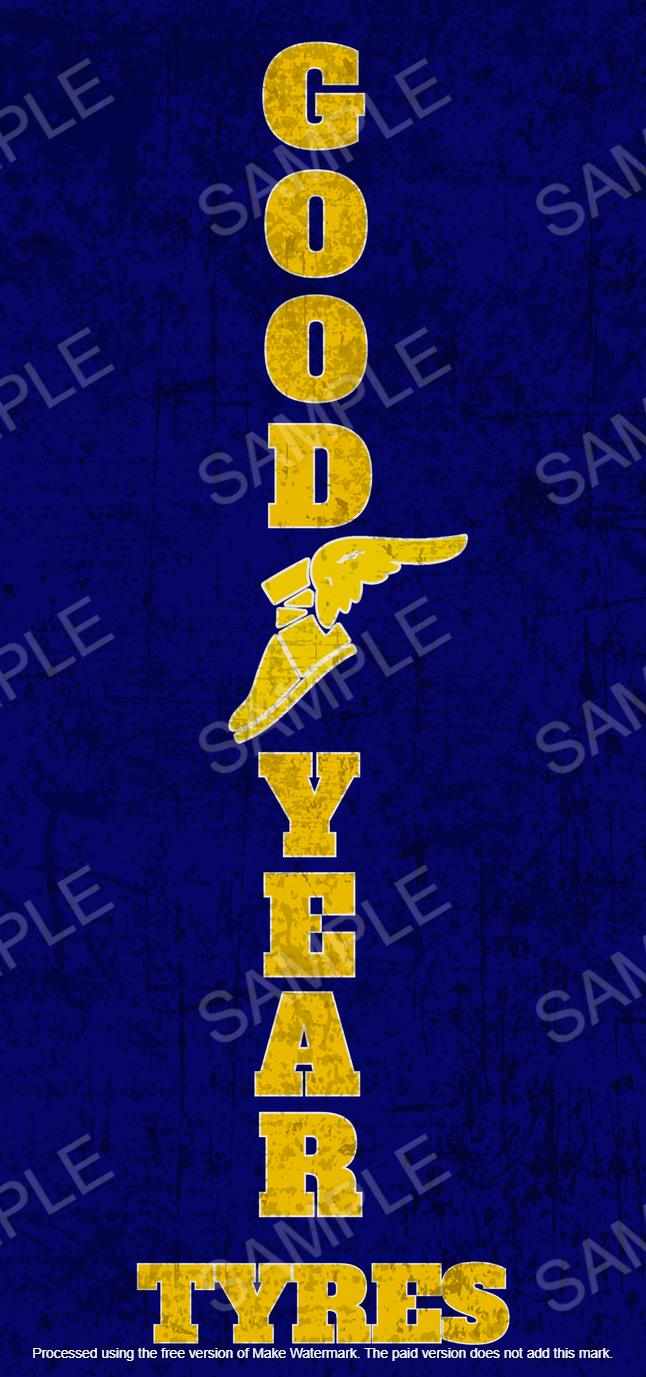 GOOD YEAR TYRES BLUE