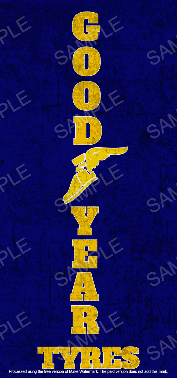 GOOD YEAR TYRES BLUE