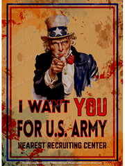 I WANT YOU U.S. ARMY RECRUITING CENTER