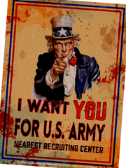 I WANT YOU U.S. ARMY RECRUITING CENTER