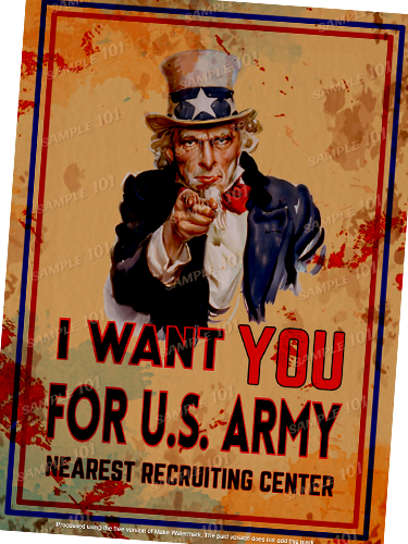 I WANT YOU U.S. ARMY RECRUITING CENTER