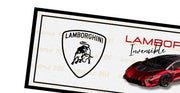 LAMBORGHINI INVENCIBLE BAR RUNNER BAR MAT MATS