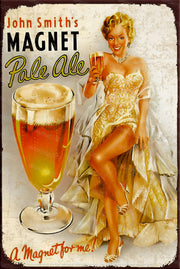 MAGNET FOR ME Rustic Look Home Wall Décor Reproduction Bar Wall Drink Tin Metal Signs