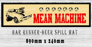 Buy MEAN MACHINE Coffee Bar Mat: Conquer Spills & Style (890mm x 240mm)