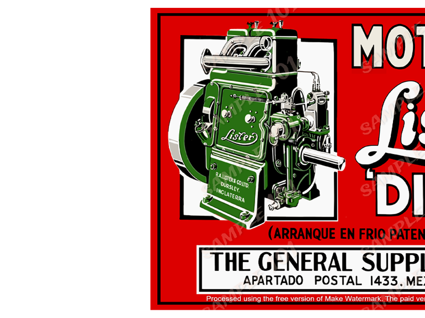 MOTORES LISTER DIESEL GENERAL SUPPLY