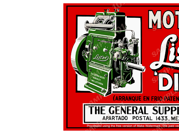 MOTORES LISTER DIESEL GENERAL SUPPLY