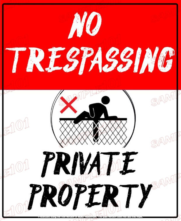 PRIVATE PROPERTY Retro Vintage Rustic Look Home Wall Décor Reproduction Bar Wall Tin Metal Signs