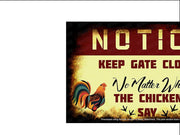 KEEP CLOSED Vintage Retro Home Wall Shed Garage Poster Décor Bar Wall Tin Metal Signs