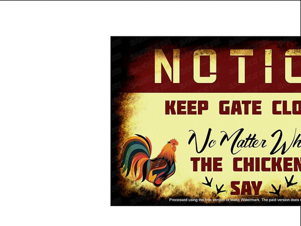 KEEP CLOSED Vintage Retro Home Wall Shed Garage Poster Décor Bar Wall Tin Metal Signs