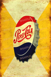 PEPSI CROWN Retro Vintage Rustic Look Home Shed Garage Decorative Lounge Bar Wall Tin Metal Signs