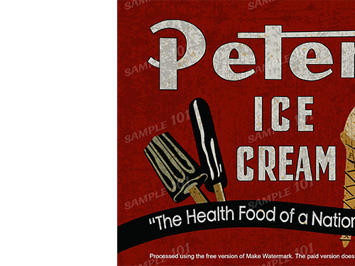 PETERS ICE CREAM FOOD FOR THE NATION