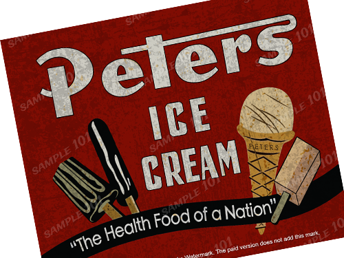 PETERS ICE CREAM FOOD FOR THE NATION