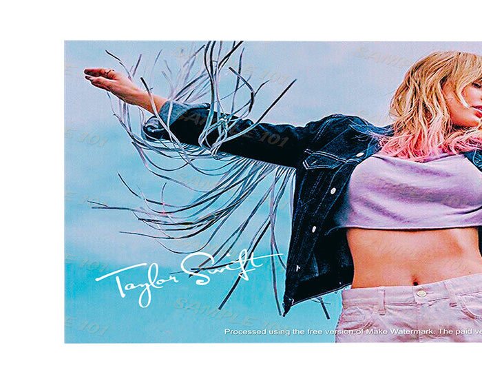 PINK AND BLUE TAYLOR SWIFT