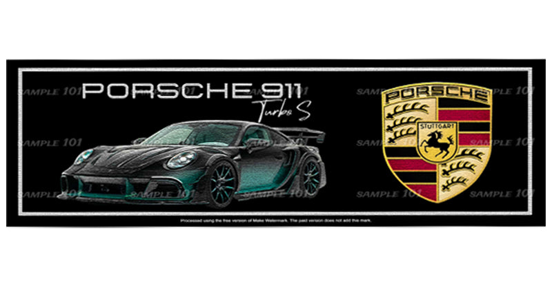 TURBO S BLACK BAR MAT RUNNER MATS