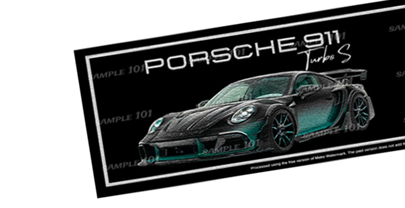 TURBO S BLACK BAR MAT RUNNER MATS