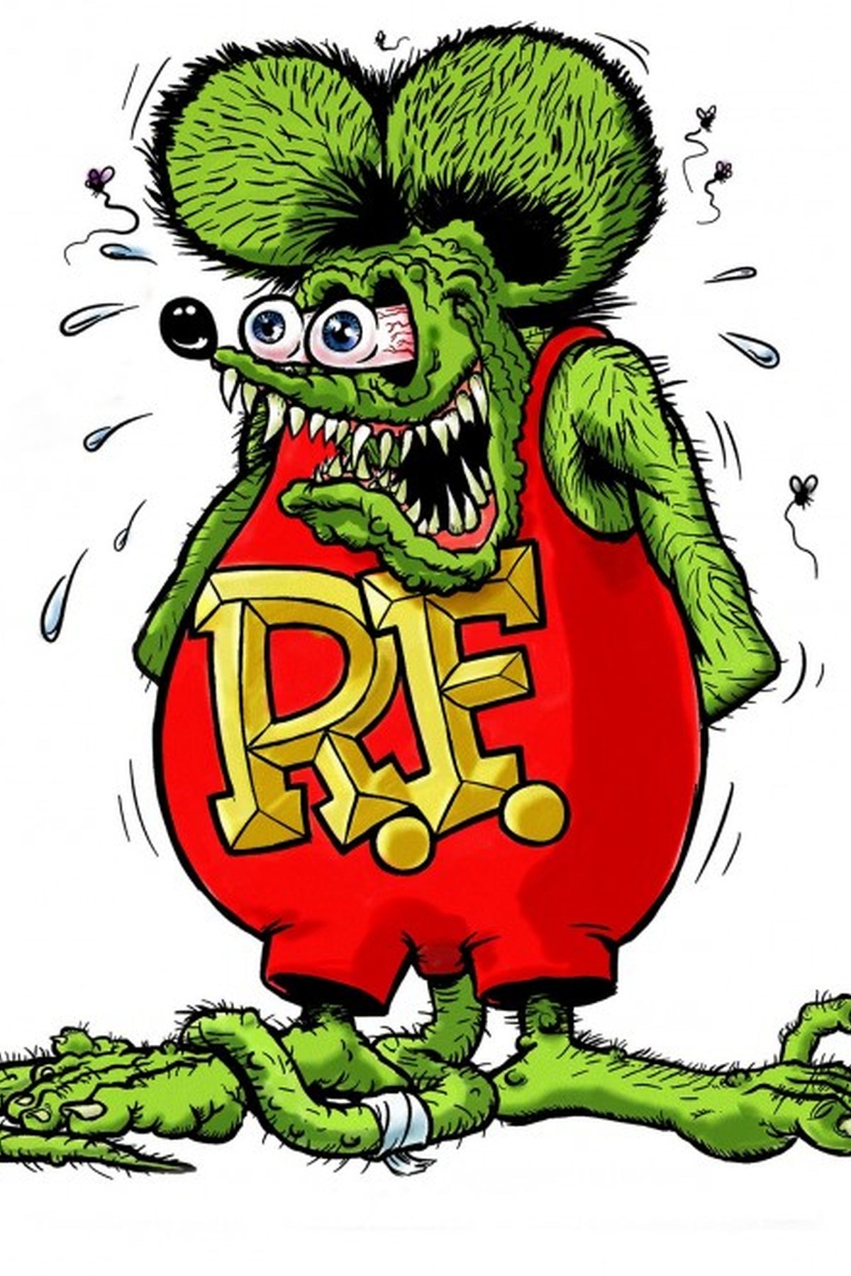 Rat Fink cartoon 20 x 30 cm metal sign