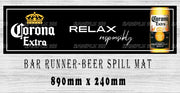 Buy RELAX RESPONSIBLY Beer Mat: Chill Vibes, Spill-Free Bar (890mm x 240mm)