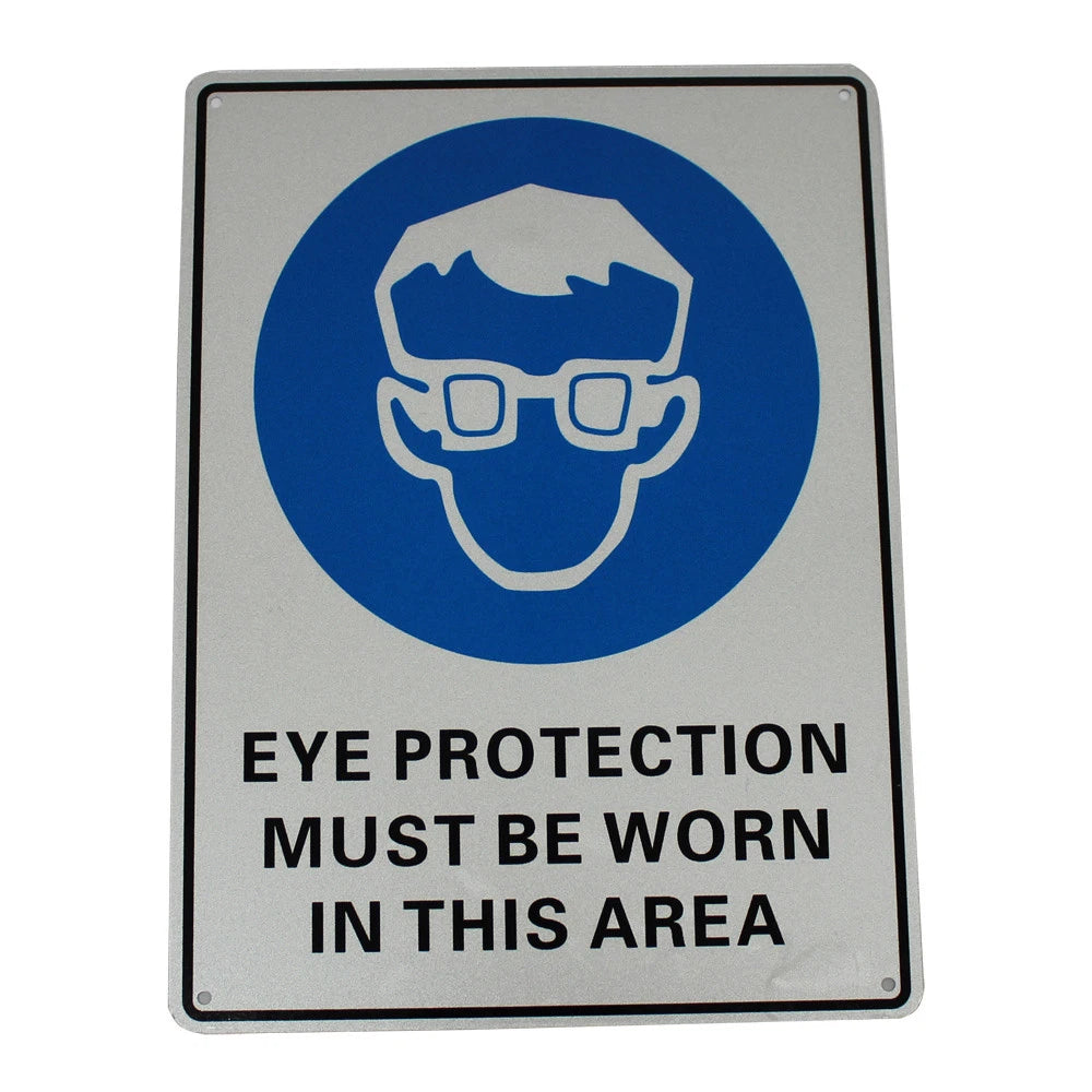 Warning Notice Eye Protection Must Be Worn Safety Sign 200x300mm