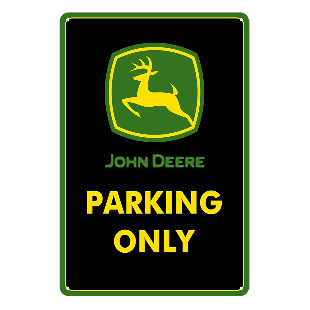 JOHN DEERS PACKING ONLY Rustic Metal Sign Vintage Tin Shed Garage Bar - Tin Sign Factory Australia