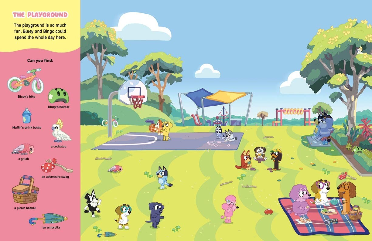 Bluey: Where's Bluey?: A Search-And-Find Book Paperback – Picture Book | NEW AU - Tin Sign Factory Australia