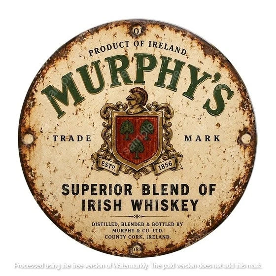MURPHY'S SUPERIOR BLEND 40 cm round aluminium sign