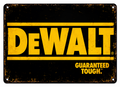 Dewalt Tough Mechanic Auto Power Tools Garage Workshop Man Cave Metal Sign - Tin Sign Factory Australia