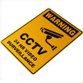 Warning Sign Metal Security Camera CCTV 300x200mm Under 24h - image 2