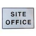 Warning Site Office Sign 200*300mm Metal Reflective Office Workplace - image 2