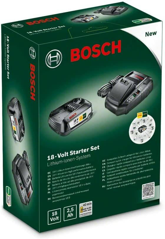 Bosch Lithium-Ion Battery and Charger