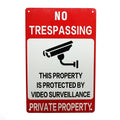 Warning Sign No Trespassing Property Protected by Video Surveillance - image 3