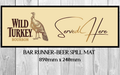WILD TURKEY (890mm X 240mm) Non-Slip Rubber Mat Man Cave Shed Pub Bar Runner - Tin Sign Factory Australia