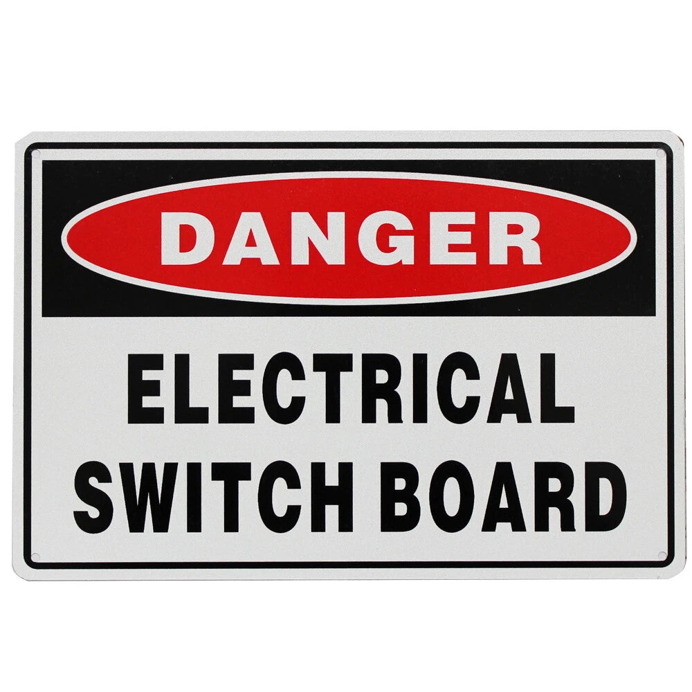 Warning Notice Danger Electrical Switchboard 200x300 Workshop Safety