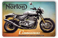 NORTON COMMANDO Home Wall Man Cave Pub Workshop Bar Rustic Look Decor Metal Sign - Tin Sign Factory Australia