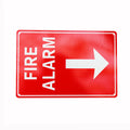 Warning Notice Fire Alarm Sign 200*300mm Metal Reflective Workplace - image 4