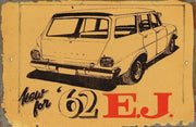 Holden 62 EJ Wagon metal sign 20 x 30 cm