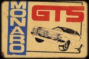 Monaro GTS metal sign 20 x 30 cm