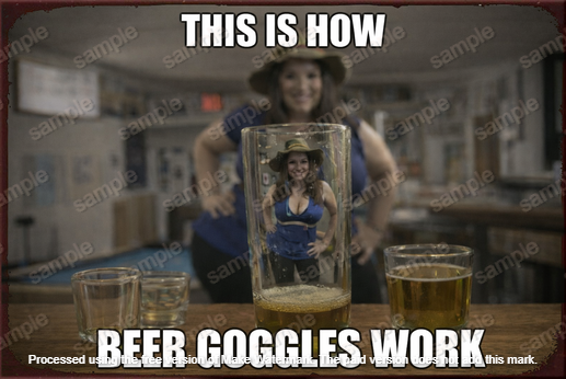 BEER GOOGLE WORKS Man Cave Shed Garage Workshop Funny Coffee Decor Metal Sign