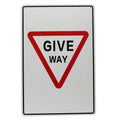 Warning Notice Give Way Sign Traffic Safety 200x300mm Public Driving - image 4