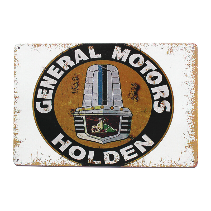 Warning Sign Tin Sign 200x300mm Metal General Motors Holden High Quality - Tin Sign Factory Australia