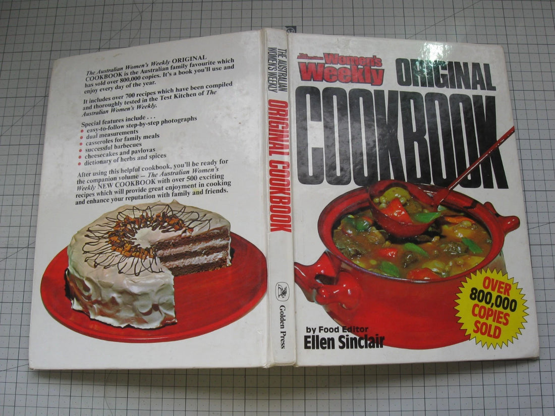 Australian Women's Weekly Original Cookbook published 1982 Ellen Sinclair