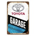 Tin Metal Sign TOYOTA GARAGE MAINTENCE REPAIR 20x30cm Rustic Vintage - Tin Sign Factory Australia