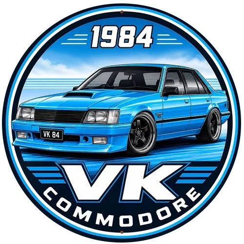 1984 VK COMMODORE Holden 40 cm round aluminium sign