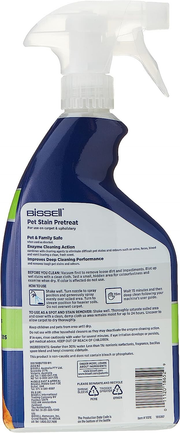 Bissell Pet Stain Pretreat spray bottle