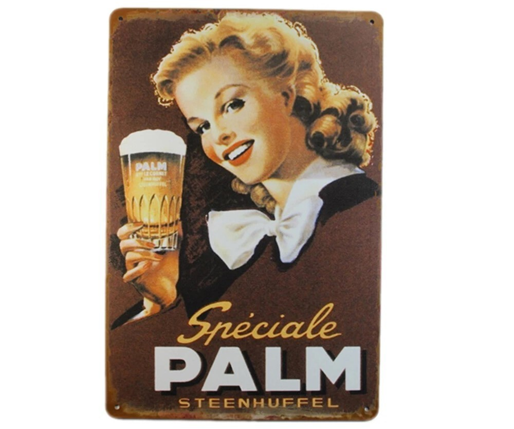 Tin Sign SPECIALE PALM STEENHUFFEL Sprint Drink Bar Whisky Rustic Look - Tin Sign Factory Australia
