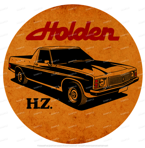 HOLDEN HZ Retro/ Vintage Collectible Man Cave Garage Home Décor Round Metal Sign