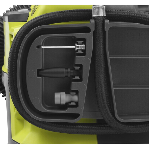 Green Ryobi power washer 