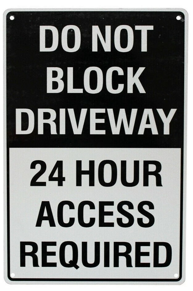 DO NOT BLOCK Home Rustic Look Man Cave Shed Garage Bar Pub Metal Tin Sign - Tin Sign Factory Australia