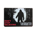 2x Tin Sign Don't Stop Believing Humor Funny Attention Wall Decor